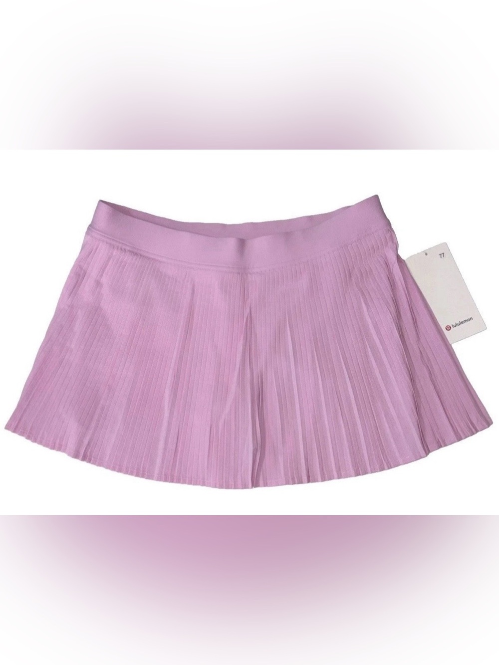 NWT•LULULEMON•SIZE 12 •VARSITY PLEATED HIGH RISE TENNIS SKIRT•VINTAGE PINK•$88